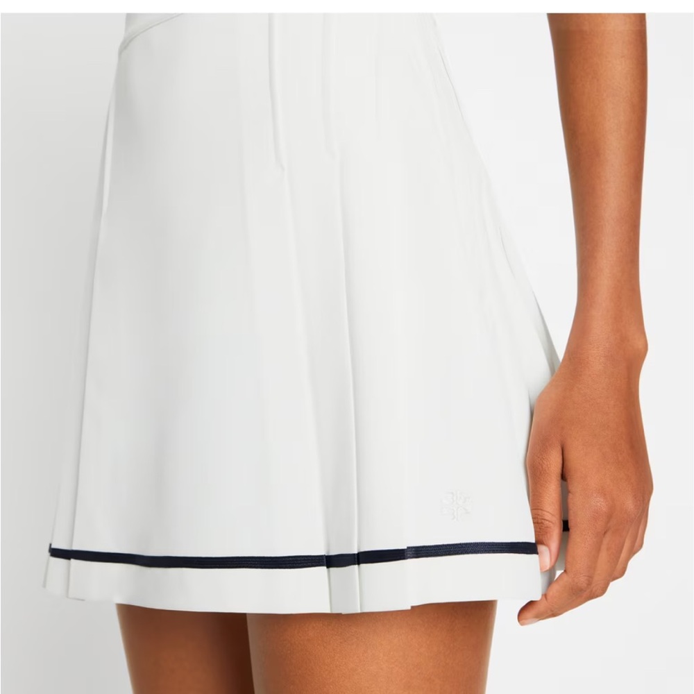 NWT Tory Burch tech twill pleated tennis skirt